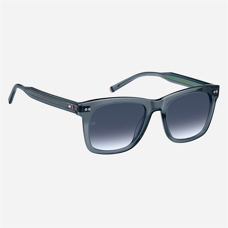 Tommy Hilfiger Mens Rectangular Sunglasses Blue