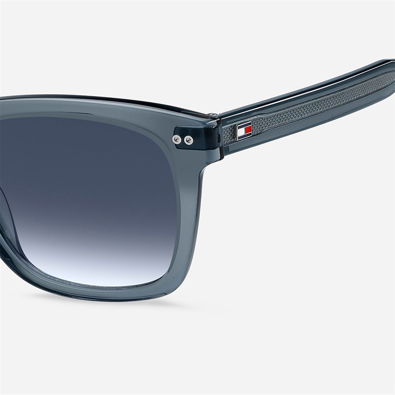 Tommy Hilfiger Mens Rectangular Sunglasses Blue