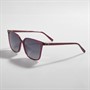Tommy Hilfiger Womens Square Sunglasses Burgundy 2