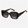 Tommy Hilfiger Womens Rectangular Sunglasses Havana