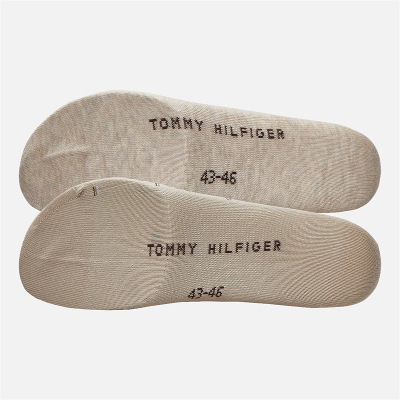 Tommy Hilfiger Mens Micro Pattern Four Pack Crew Socks Black/Sand