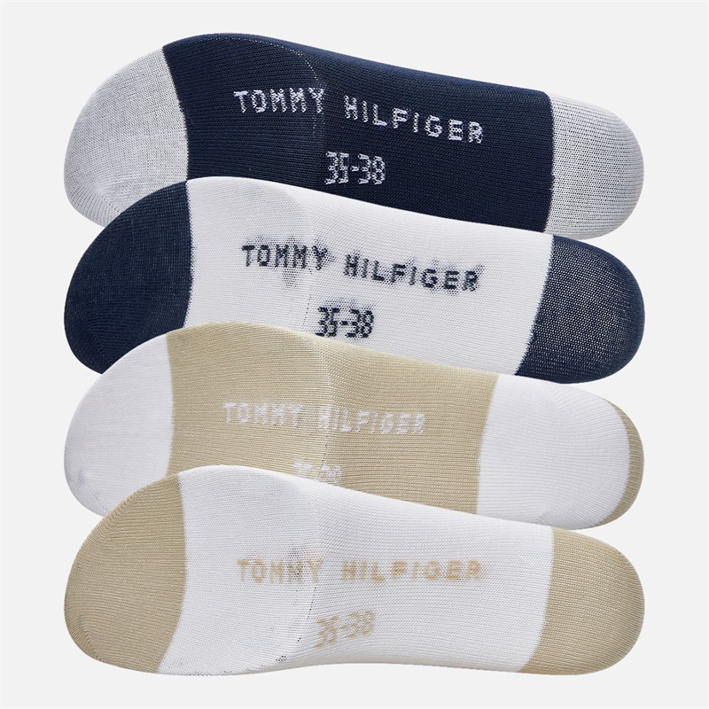 Tommy Hilfiger Kids Four Pack Crew Socks Tommy Original