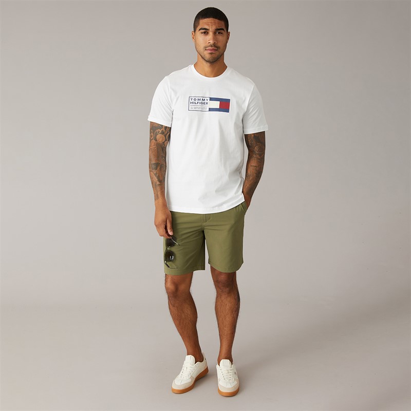 Tommy Hilfiger Mens Dover 8 All Day Shorts Dark Artichoke