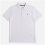 Tommy Hilfiger Boys Flag Polo Shirt Yacht Brilliant White