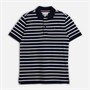 Tommy Hilfiger Boys Flag Polo Shirt Navy Stripe