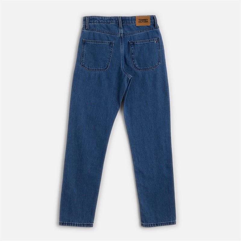 Tommy Hilfiger Boys Straight Fit Jeans Mid Wash