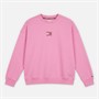Tommy Hilfiger Girls Rhinestone Sweatshirt Pink Stripe
