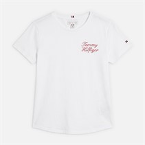 Tommy Hilfiger Girls T-Shirt Yacht Brilliant White