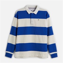 Tommy Hilfiger Boys Rugby Shirt Classic Blue