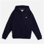 Tommy Hilfiger Boys Tonal Flag Zip Through Hoodie Dark Night Navy