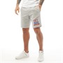 Tokyo Laundry Herren Cller Shorts Hellgraumeliert