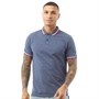 Tokyo Laundry Mens Thornwood Polo Washed Blue