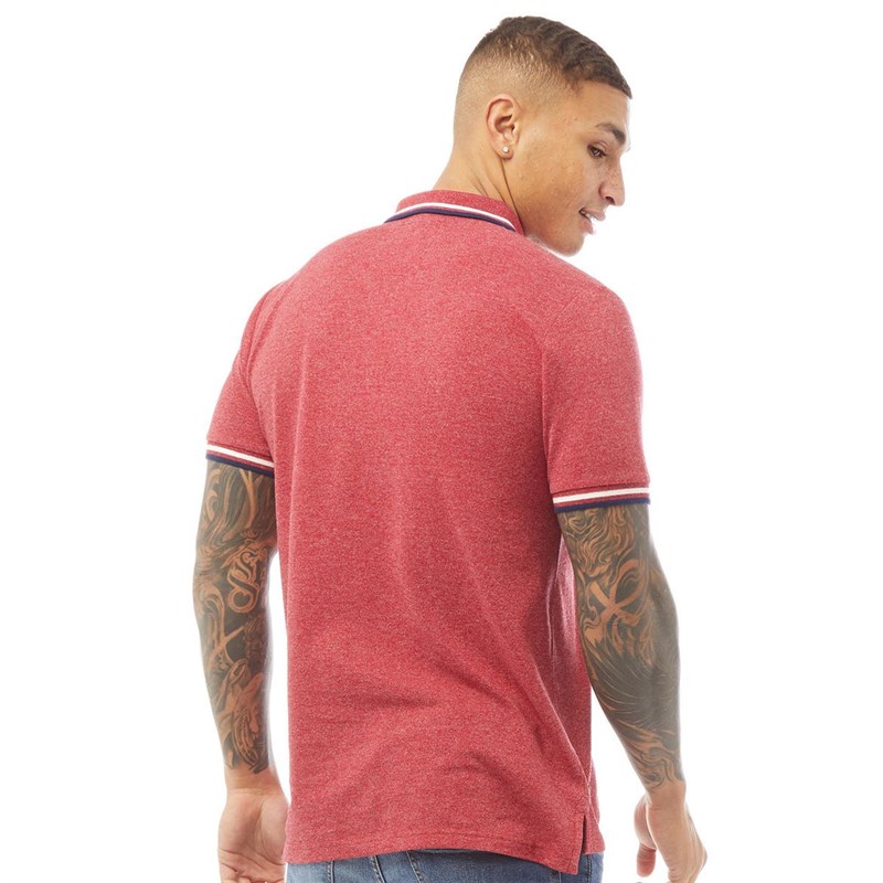 Tokyo Laundry Mens Thornwood Polo Chilli Pepper