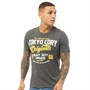 Tokyo Laundry Tee-Shirt Homme Anthracite Chiné
