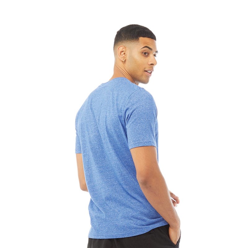 Tokyo Laundry Męskie Runner T-Shirt Niebieski