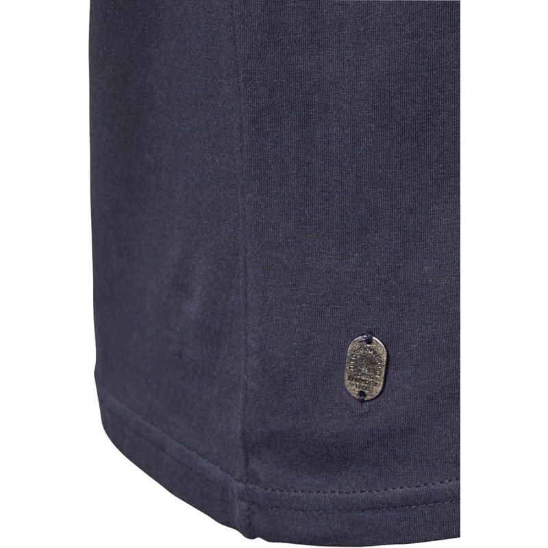 Tokyo Laundry Mens Original Flyer T-Shirt Sky Captain Navy