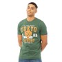 Tokyo Laundry Mens Catwild T-Shirt Dark Green