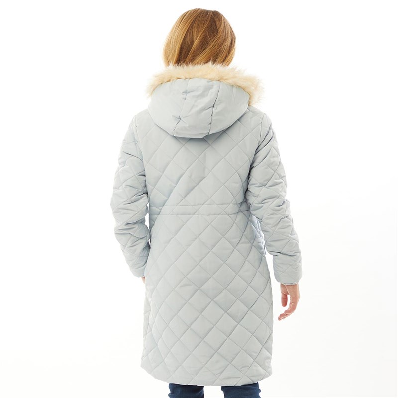 Tokyo Laundry Vestes Matelassées Diamond Quilt Fille Bleu Ciel