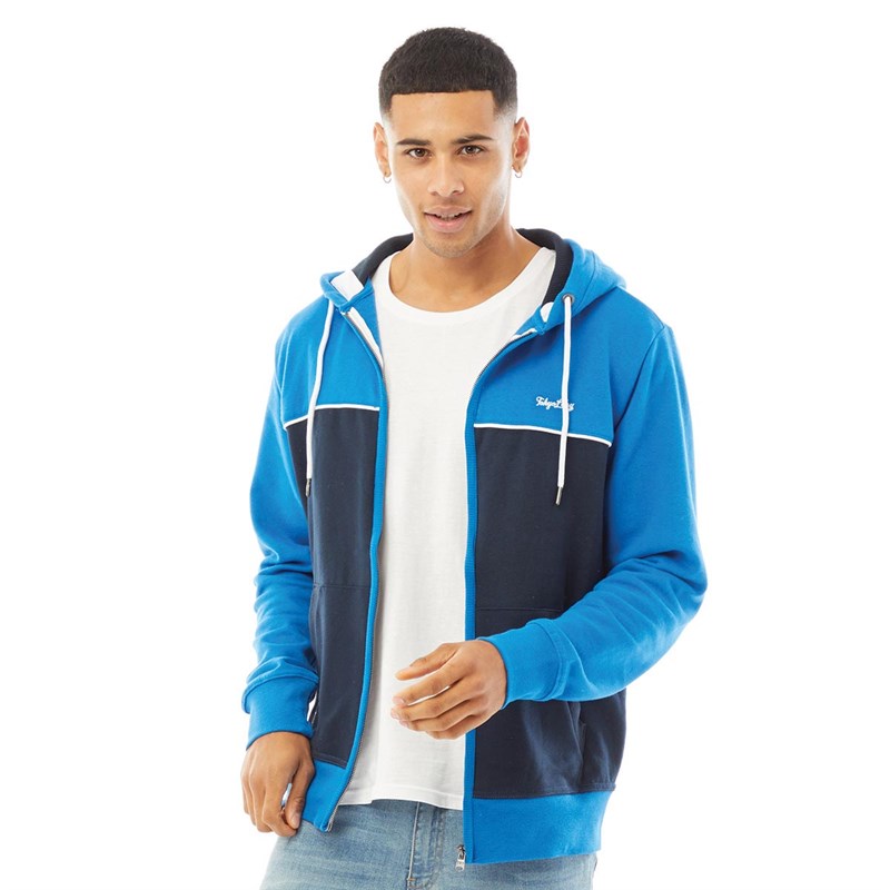 Tokyo Laundry Męskie Carpenter Bluza z Kapturem Niebieski