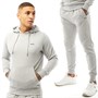 Tokyo Laundry Mens Palace Hoodie And Joggers Set Light Grey Marl