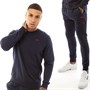 Tokyo Laundry Mens Grate Sweatshirt And Joggers Set Sky Captain Navy