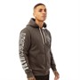 Tokyo Laundry Mens Spark Zip Through Hoodie Eiffel Tower Grey