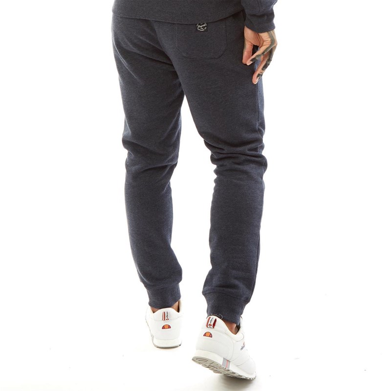 Tokyo Laundry Mens Fairwell Joggers Navy Marl