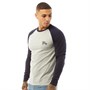 Tokyo Laundry Mens Oron Long Sleeve Jersey Top Sky Captain Navy