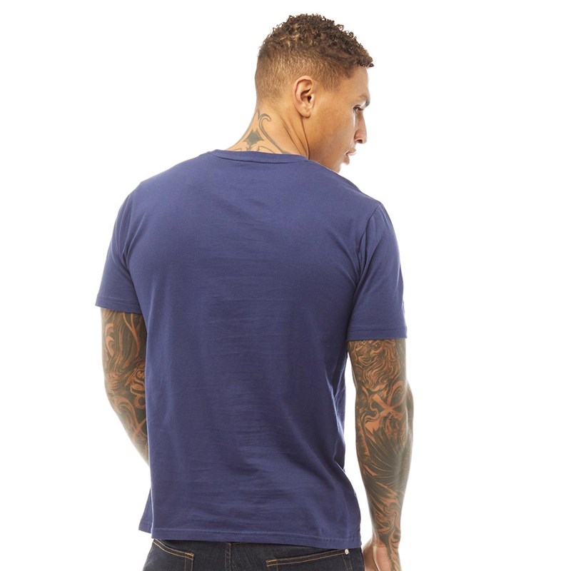 Tokyo Laundry Mens Rockwood T-Shirt Medieval Blue