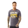 Tokyo Laundry Herren Batter T-Shirts Navymeliert