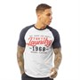 Tokyo Laundry Herren Raggo T-Shirts Hellgraumeliert