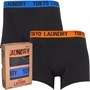Tokyo Laundry Mens Southey Two Pack Boxers Autumn Glory/Princess Blue