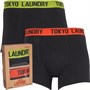 Tokyo Laundry Mens Southey Two Pack Boxers Love Birds/Tangerine Tango