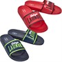 Tokyo Laundry Mens Search Two Pack Slides Navy/Lime - White/Red/Navy