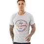 Tokyo Laundry Herre Rainbow Surf T-shirts Grå Mergel