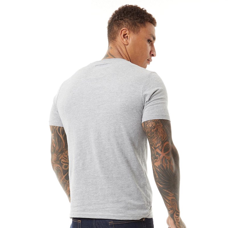Tokyo Laundry Herre Rainbow Surf T-shirts Grå Mergel