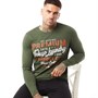 Tokyo Laundry T-shirt à manches longues Nect Homme Vert Foncé