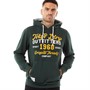 Tokyo Laundry Mens Abatt Hoodie Scarab Green