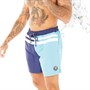 Tokyo Laundry Mens Pescadero Swim Shorts Blue Atoll