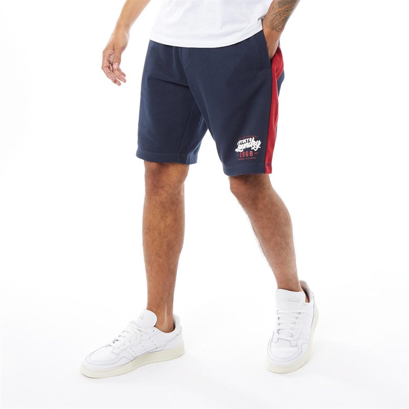 Tokyo Laundry Mens Raggo Jersey Shorts Sky Captain Navy