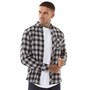 Tokyo Laundry Herre Mckinley Langærmet shirts Sort Ternet
