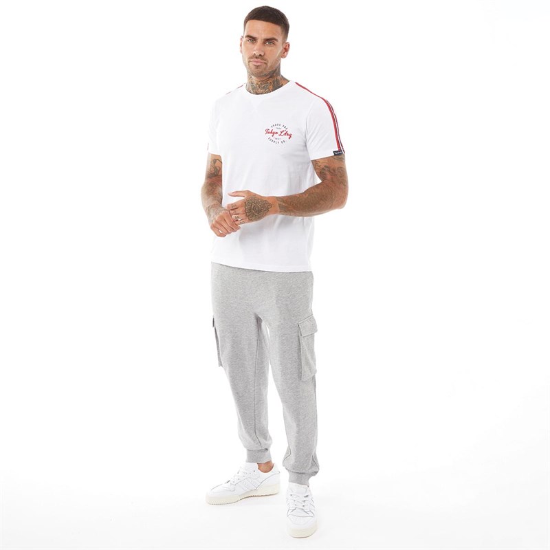 Tokyo Laundry Mens Taper T-Shirt White