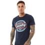 Tokyo Laundry Mens Optic T-Shirt Sky Captain Navy