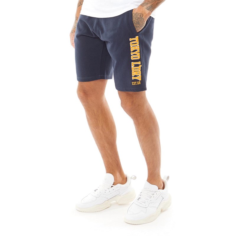 Buy Tokyo Laundry Mens Sports Dept Jersey Shorts Navy