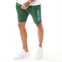 Tokyo Laundry Mens Sports Dept Jersey Shorts Dark Green
