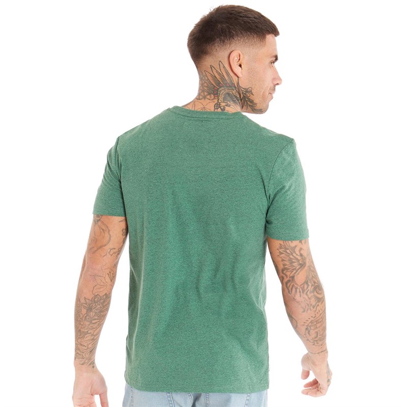 Tokyo Laundry Mens Imperium T-Shirt Dark Green Grindle