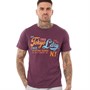 Tokyo Laundry Mens Michel T-Shirt Wine