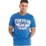 Tokyo Laundry Mens Boxed T-Shirt Blue Black Grindle