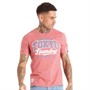 Tokyo Laundry Mens Prema T-Shirt Light Red Grindle