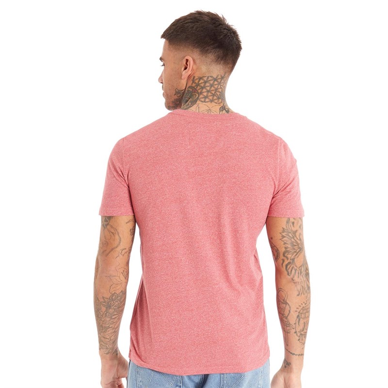 Tokyo Laundry Mens Prema T-Shirt Light Red Grindle